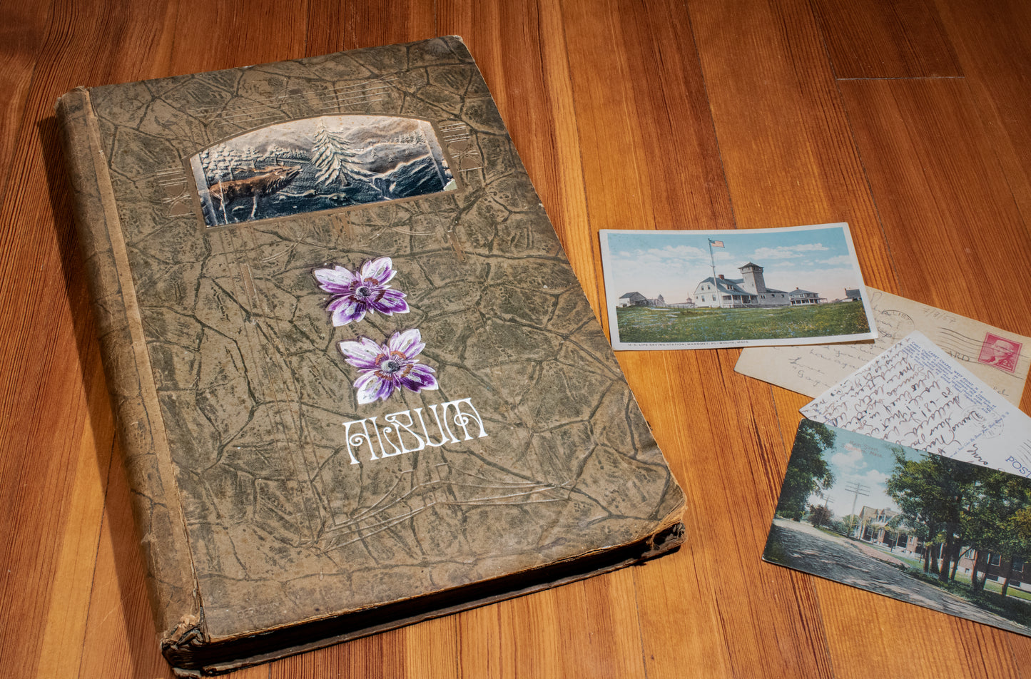 Antique Postcard Album