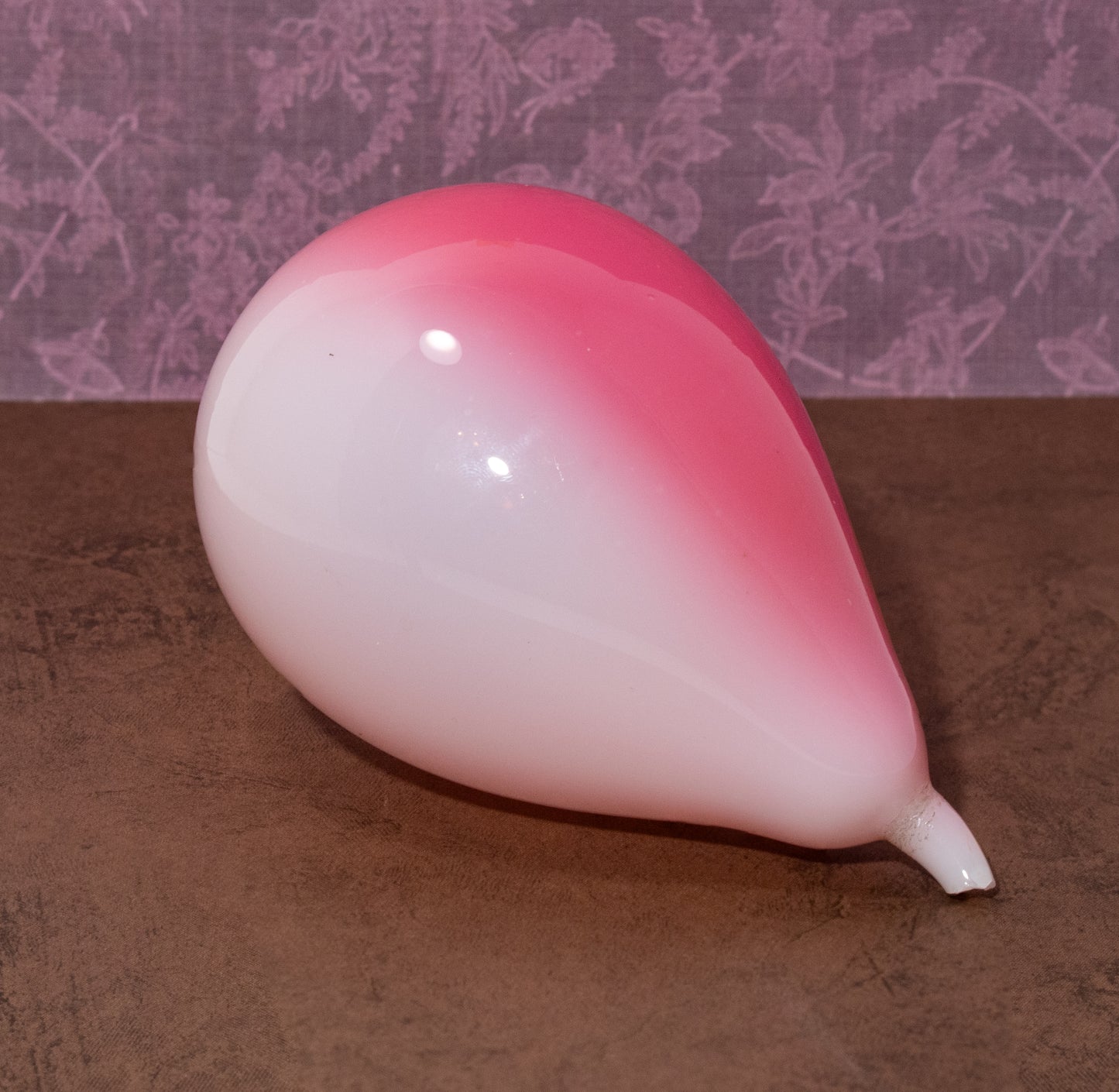 Antique Peachblow Glass Pear