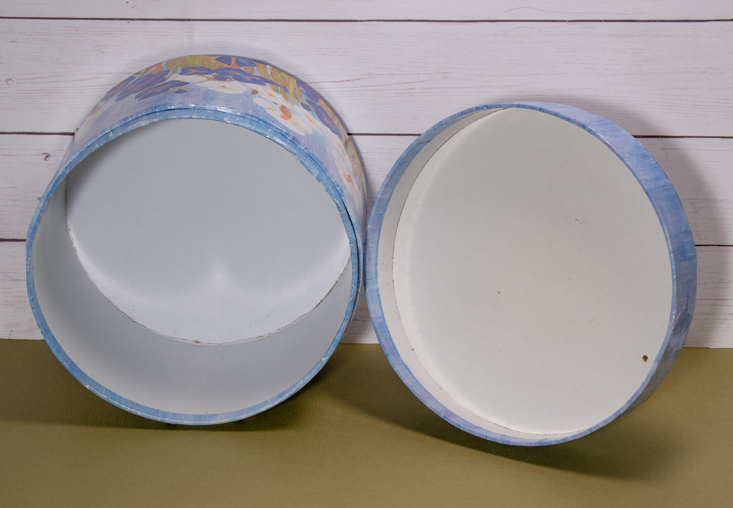 Round Decoupage Keepsake Box