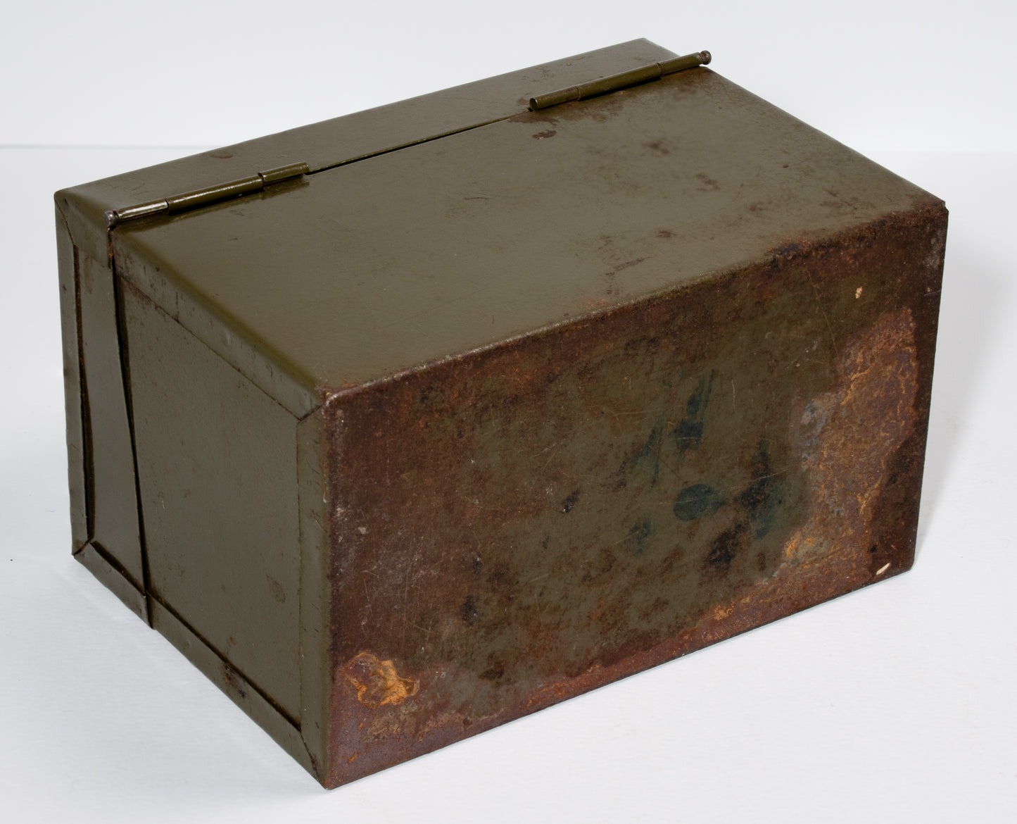 Green Recipe Tin with Fruit