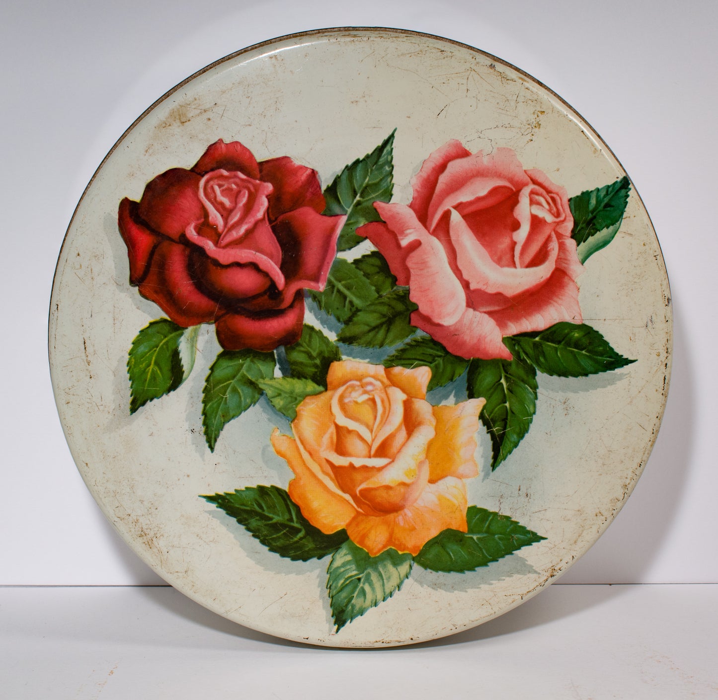 Vintage Rose Tin