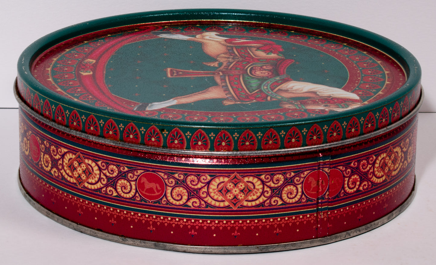 Christmas Rocking Horse Tin