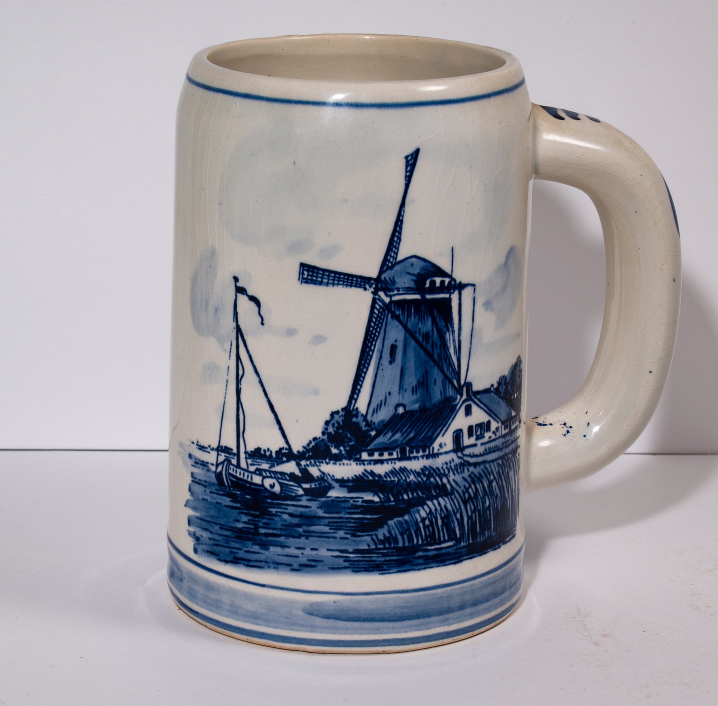 Delft Blue Windmill Mug