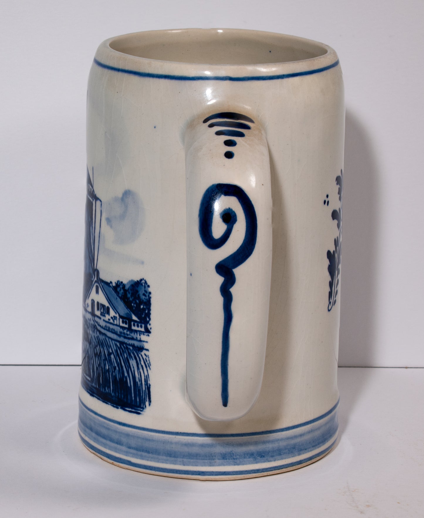 Delft Blue Windmill Mug