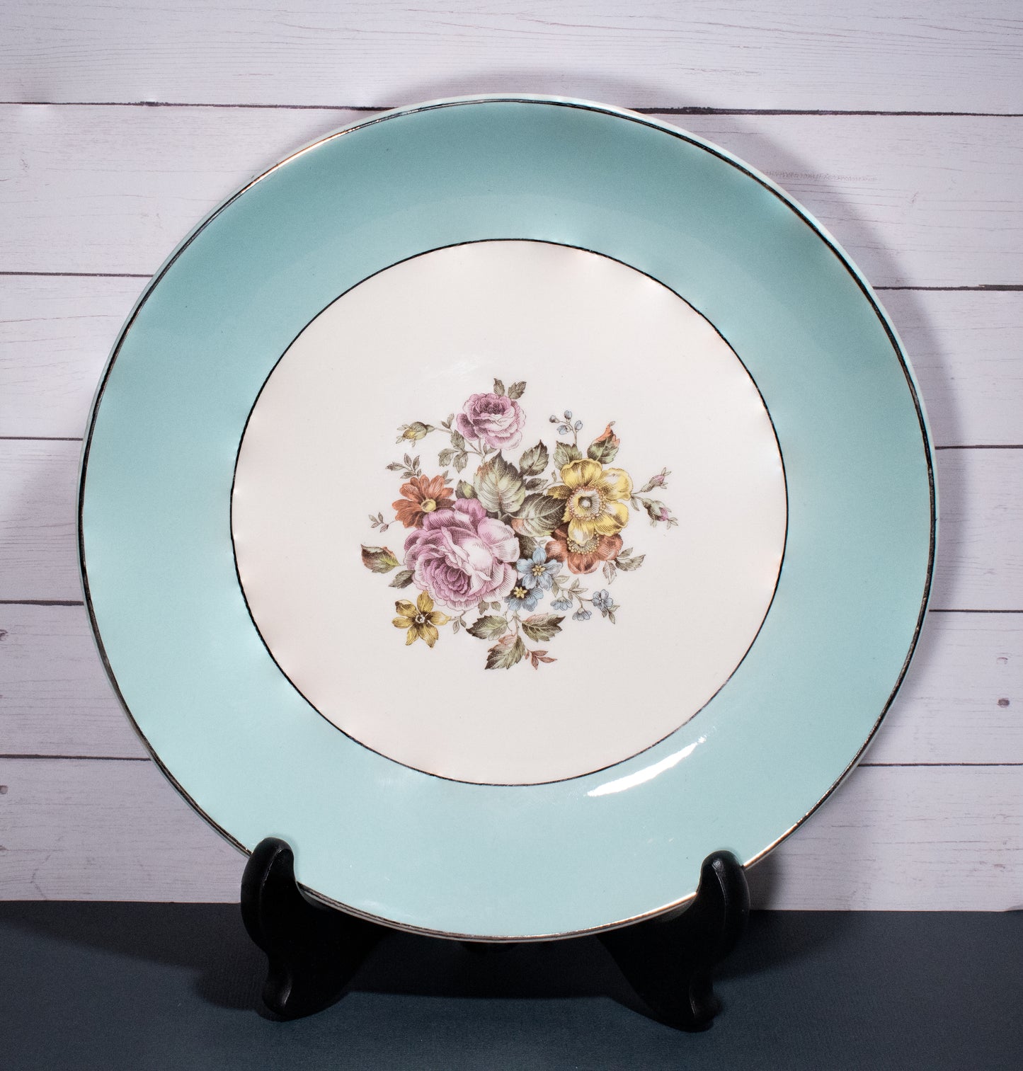 Cunningham & Pickett Alliance Ohio Danube Pattern Floral Salad Plate