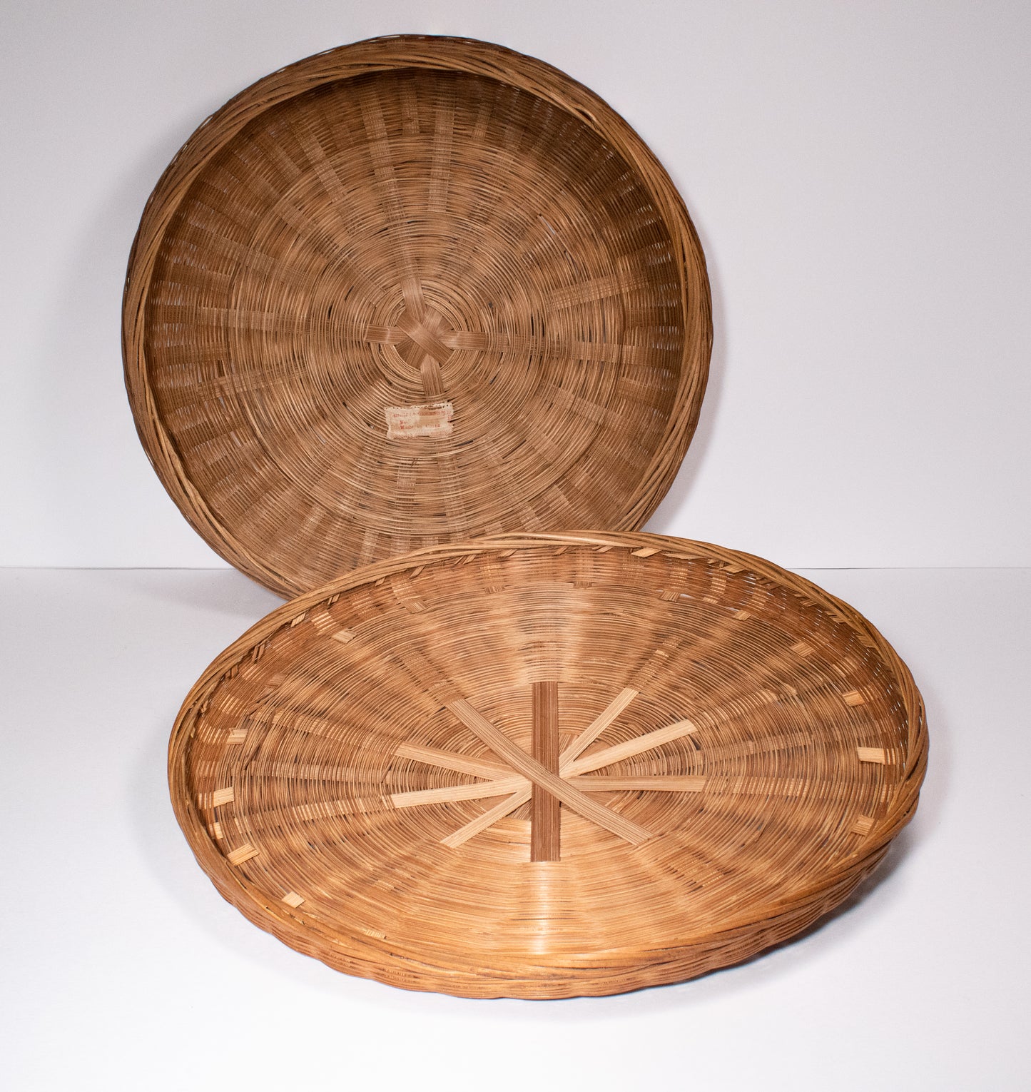 Vintage Woven Sewing Basket