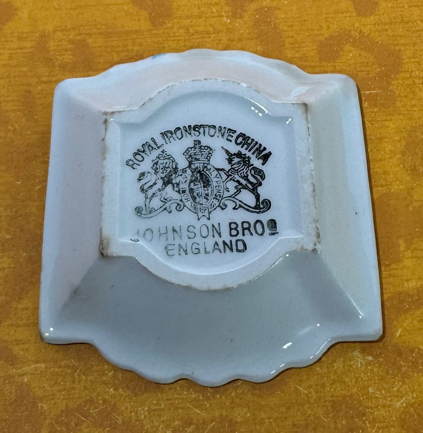 Johnson Bros. England Square Ridged Butter Pat