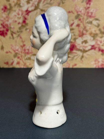Antique German Porcelain Half-Doll #4344
