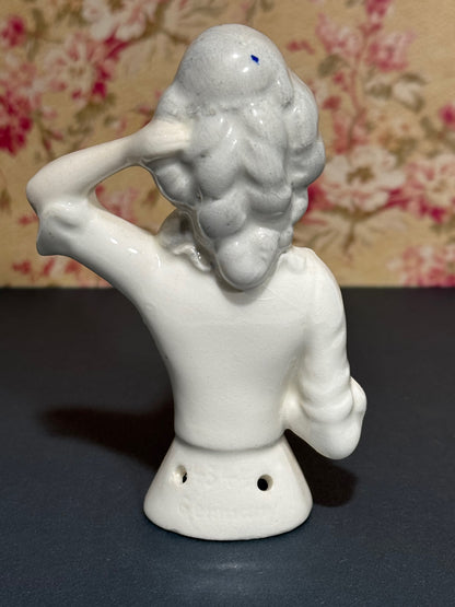 Antique German Porcelain Half-Doll #4344