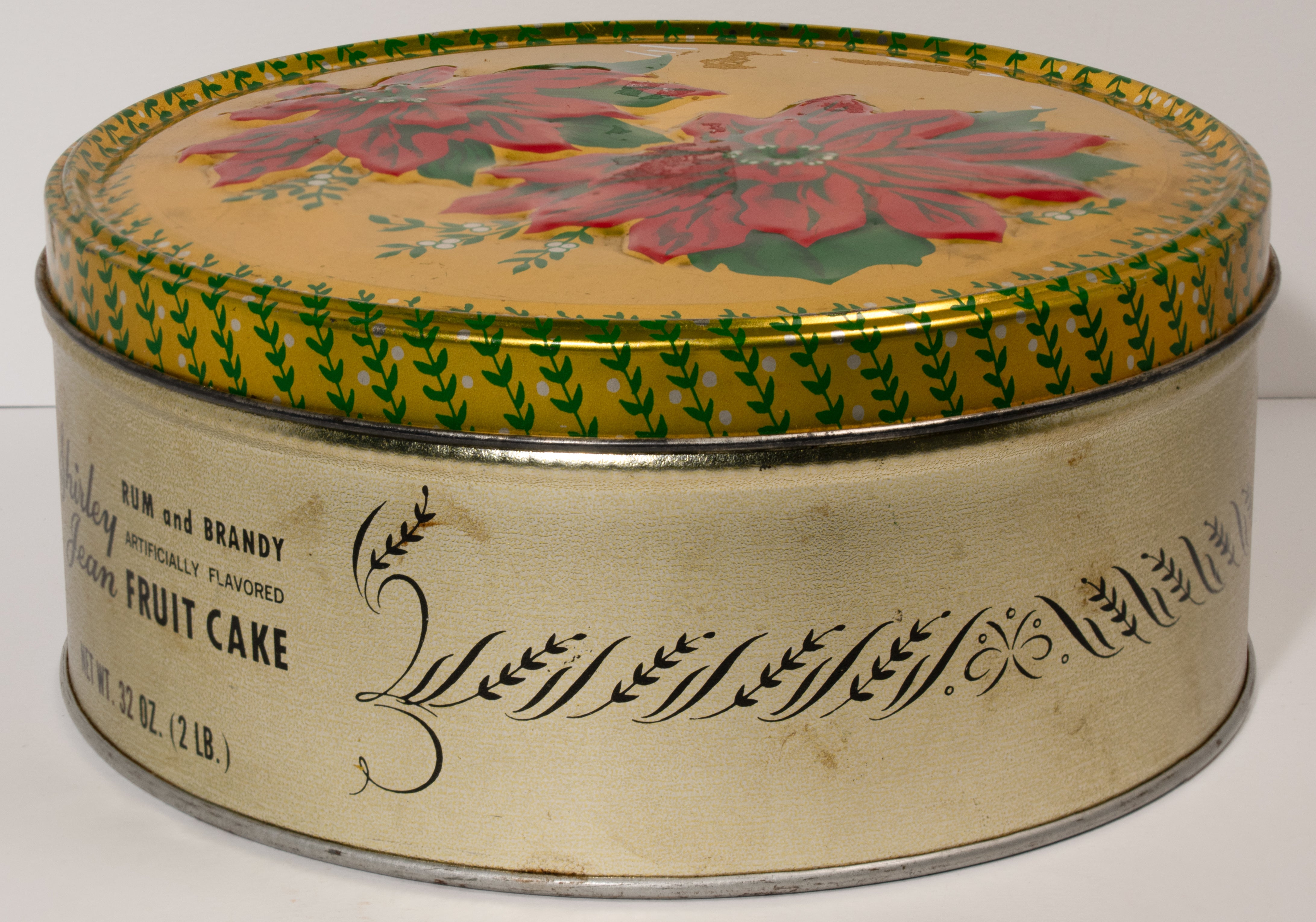 Vintage fruit cake outlet tins