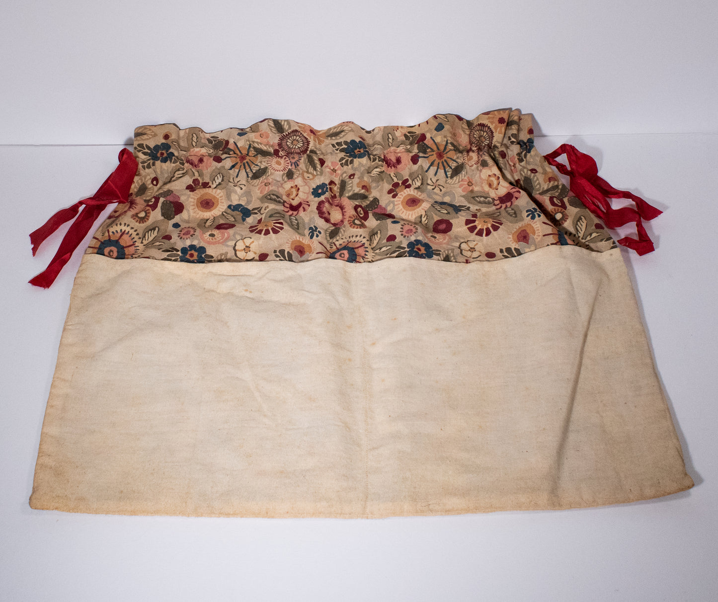 Vintage Handmade Embroidered Darning Bag